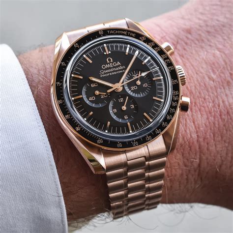 omega speedmaster moonphase sedna gold|omega 310.60.42.50.01.001.